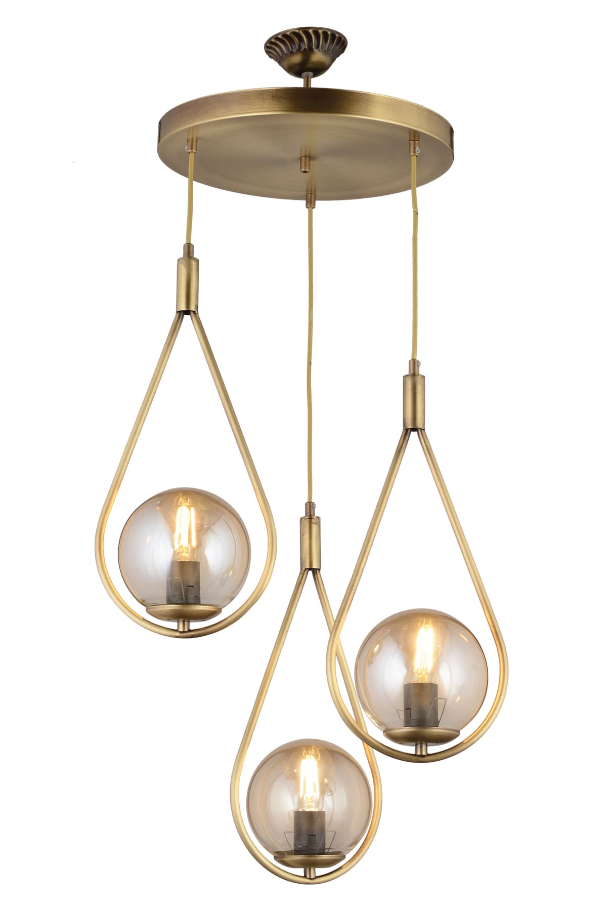 Damla 3'Lü Sarkıt - Ronisu Aydınlatma